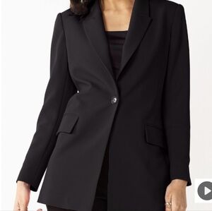 Nine West Single-Button Blazer – Sleek & Sophisticated
